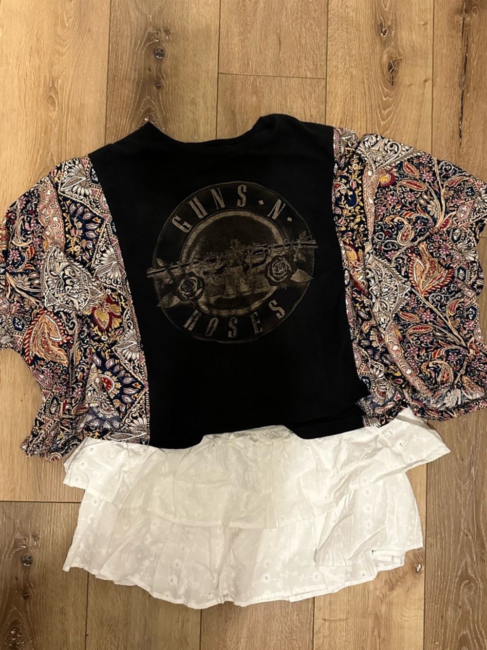 Shannon Passero Upcycled Guns N Roses Band Tee